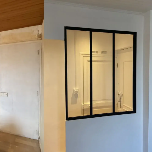 Pose d'une verrière